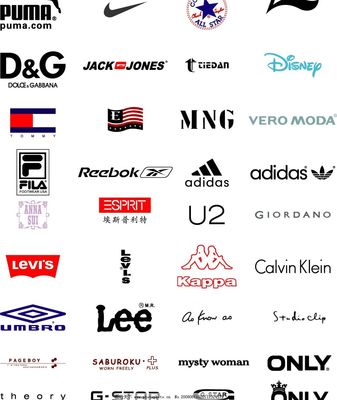 世界名牌服饰标志集合1图片